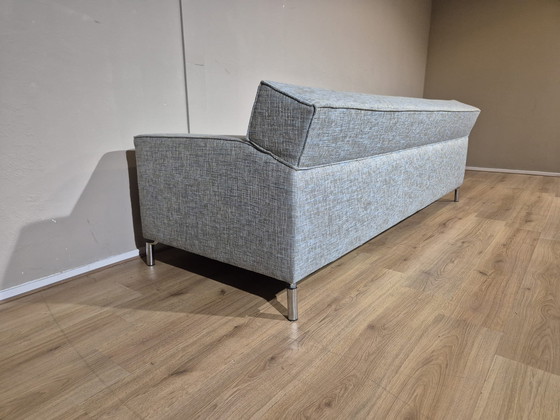 Image 1 of Jame Saar - 3 Seater Sofa - Turquoise - Fabric - Design