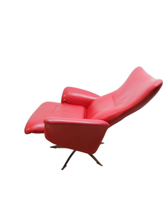 Image 1 of Deens leren relax fauteuil, Knudsen