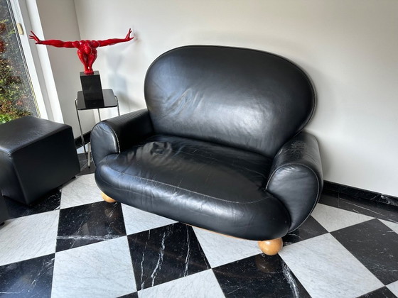 Image 1 of Mobiliario de asientos exclusivo de la colección E/S. Diseño de Matteo Thun, 1990.