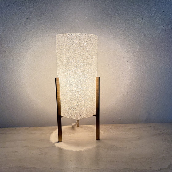 Image 1 of Lampe de table vintage tripode sugar rocket, 1970