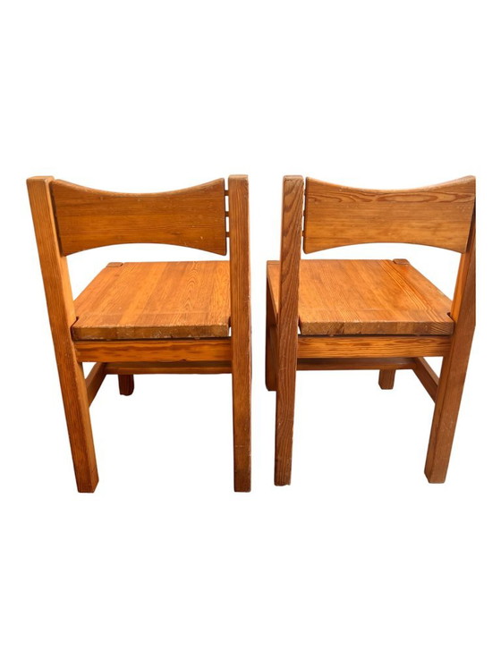 Pair of Hongisto chairs signed by Ilmari Tapiovaara, 1963, Dining chairs, Wood, Brown, Design (photo 11 of 11)