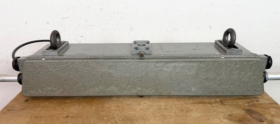 Image 1 of Lampada tubolare grigia industriale di Elektrosvit, anni '70