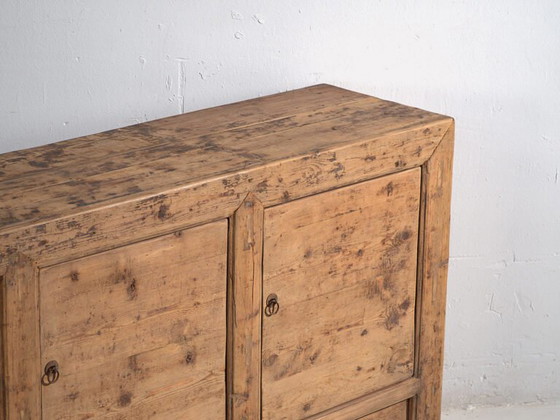 Antikes dreitüriges Sideboard (ca. 1900) #2 (photo 12 of 40)