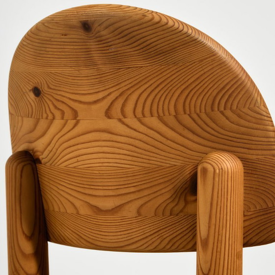 Image 1 of MK11071 Set da pranzo in pino di Rainer Daumiller per Hirtshals Savvaerk, set di 7 persone