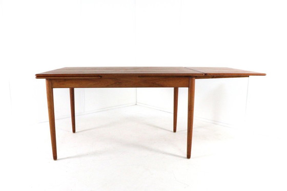Image 1 of Rectangular extendable dining table 'Flovt' vintage Danish design
