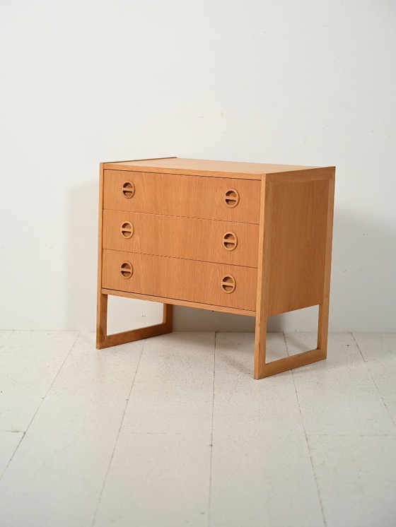 Image 1 of Eikenhouten ladekast van Arne Wahl Iversen