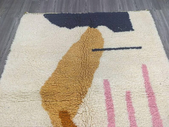 Handgemaakt Marokkaans vloerkleed 200cm x 300cm – Vloerkleden en tapijten, Wool, Modern (photo 7 of 9)