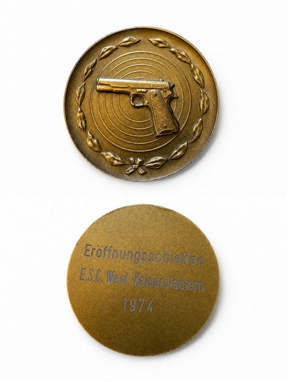 Image 1 of Heavy Brutalist Brass Horse Bookends - Germany 1960s