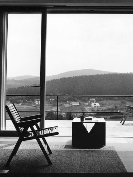 Image 1 of Chaise design de type RE'X conçue en 1952 par le designer slovène Nico Kralj .