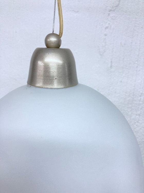 Image 1 of Lampada a sospensione italiana in vetro di Murano, stile Fazzoletto, design anni '80/'90.