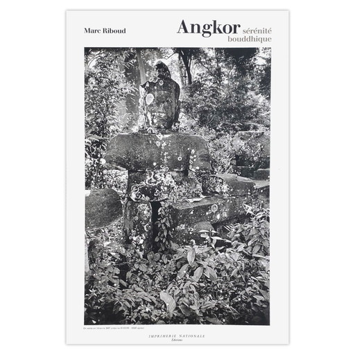 Marc Riboud Poster Angkor Boeddhistische Sereniteit - Imprimerie Nationale 1992 – Paper (photo 2 of 5)