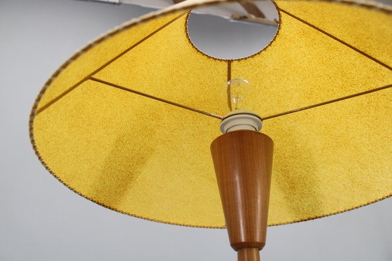Image 1 of 1970s Jan Kalous Wooden Floor Lamp for ULUV, Czechoslovakia
