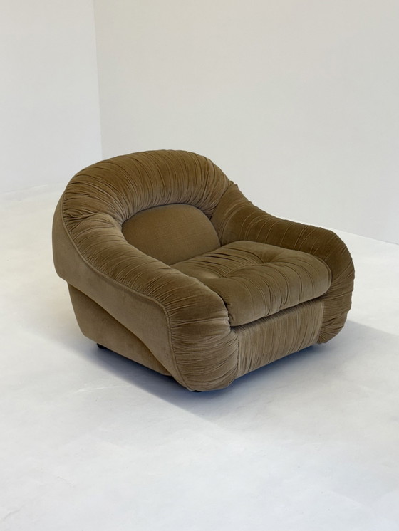Image 1 of Fauteuil Capriccio en beige par George Bighinello pour Eurosalotto