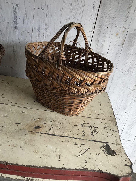 Cesti in vimini, anni '60, set di 2 – Oggetti decorativi (photo 2 of 10)