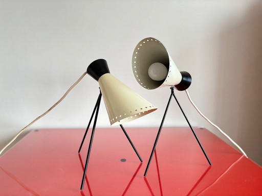 Set of bedside table lamps by J. Hurka