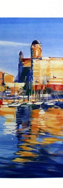 Image 1 of Fort, Ella - Port De St. Raphael - Farblithografie