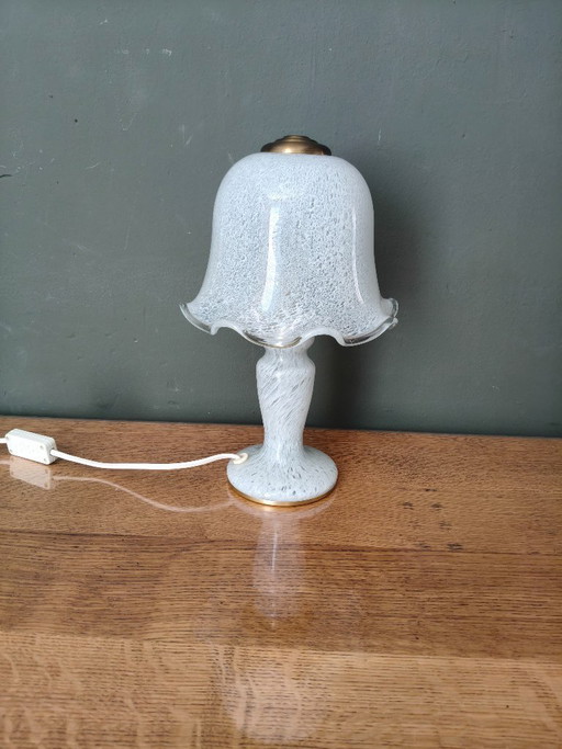 Mid-Century Modern, Art Deco, mushroom lamp, table lamp, Doria Leuchten,