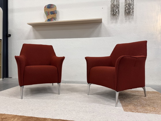 2 Poltrone Leolux Mayuro Tessuto Rosso – Other (photo 11 of 11)