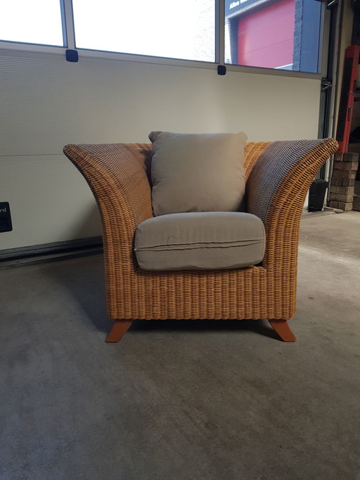 Chaise en osier Jan des Bouvrie