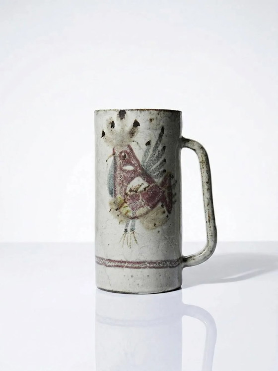 Grande tazza Le Mûrier Gustave Reynaud Vallauris vintage anni '60, Stoviglie, Marrone (foto 14 di 14)