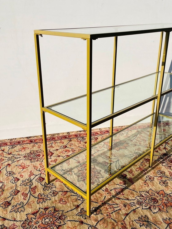Image 1 of Contemporary gold-colored rack