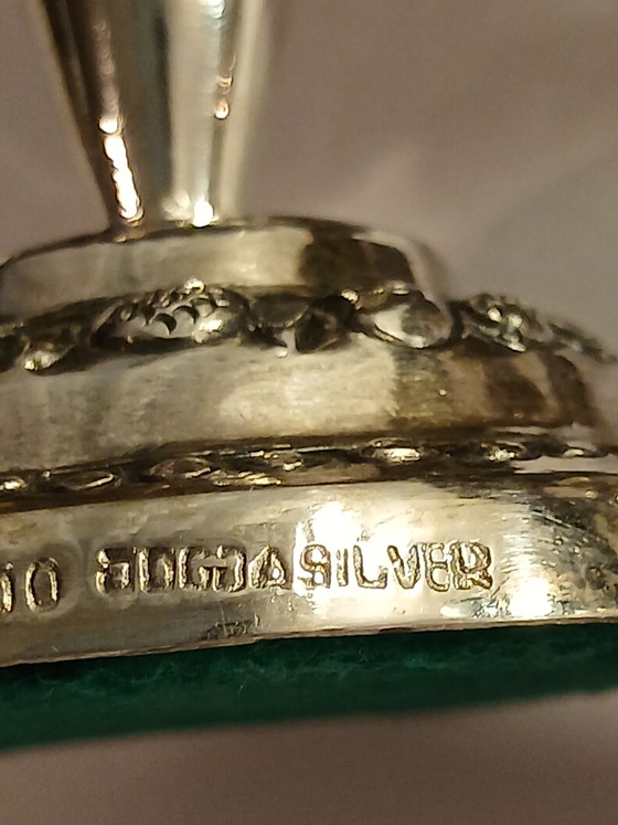 Zeldzame Massief Zilveren Kandelaar Kotagede Jogja Indonesië Nieuwstaat – TOM'S KOTAGEDE JOGJA (photo 10 of 15)