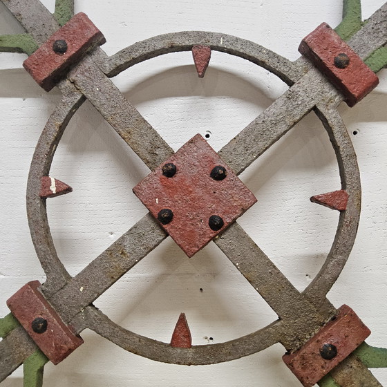 Image 1 of Antico ponte vittoriano in ferro battuto / recinzione / decorazione industriale / curiosità industriale (ciascuno)