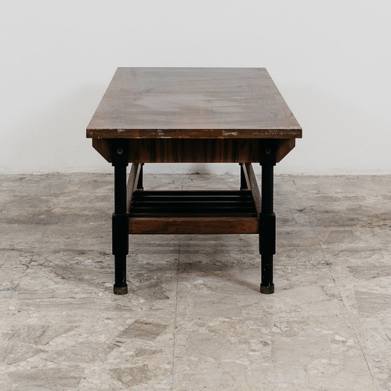 Image 1 of 1960s wooden coffee table, modern design
