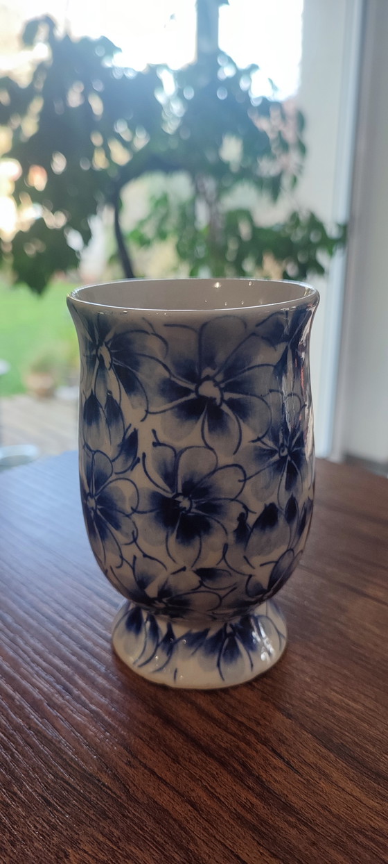 Image 1 of Tazza/tazza in porcellana antica con motivo floreale