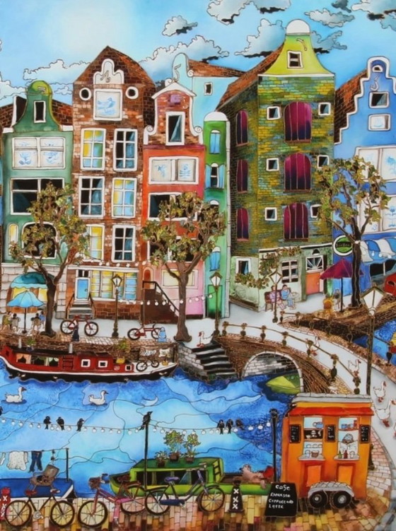 Image 1 of Linnea Pergola: "Amsterdam, 2019."  Giclee, hand-signed and signed with E.A.