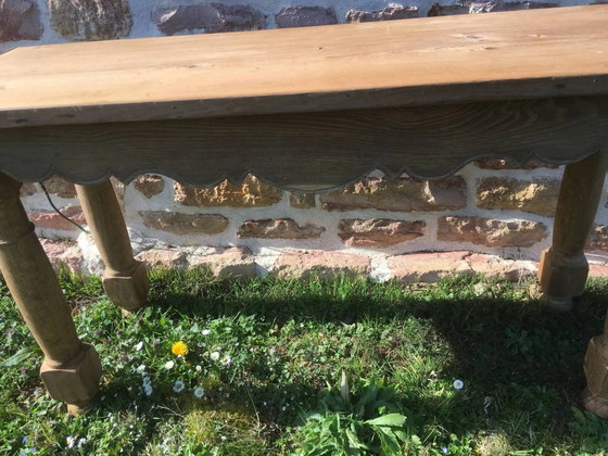 Rustikale Konsole aus Eiche und Kiefer – Konsolen, Rustic (photo 6 of 10)