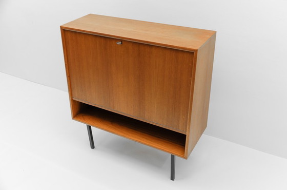 Image 1 of Mobile bar a due ante in teak di design danese, anni '60