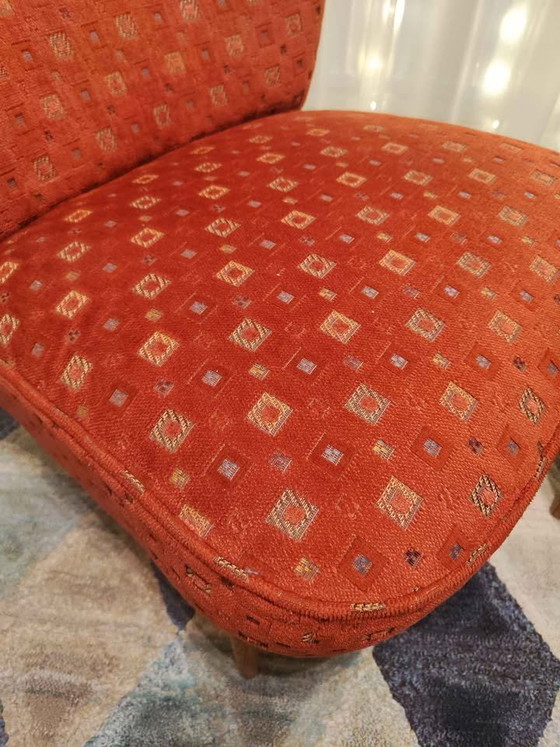 Poltrone rosse ungheresi, anni '50, set di 2 – Sedie e poltrone, Legno, Retro (photo 3 of 5)