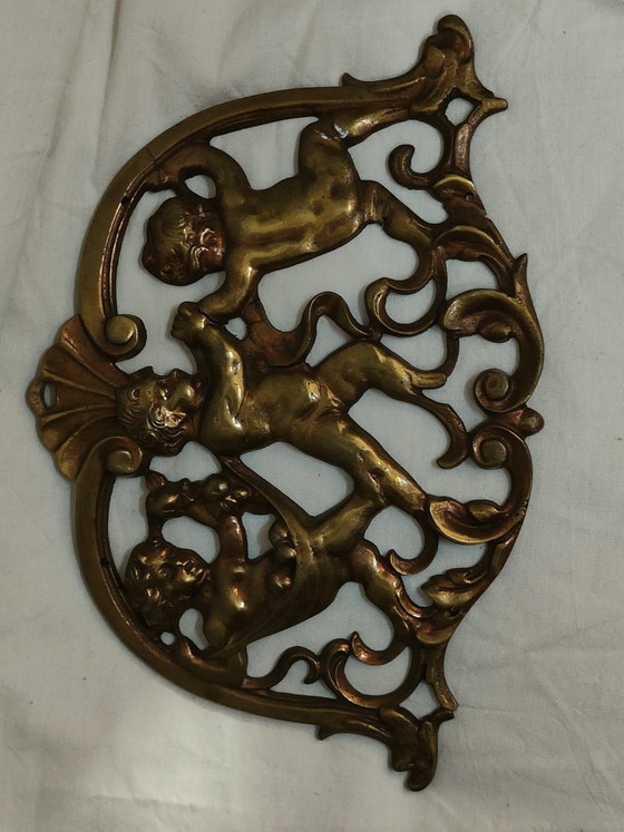 4 Figure in bronzo con cherubini – Decorazioni murali (photo 5 of 9)