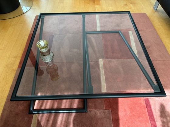 Image 1 of Couchtisch aus Glas im niederländischen Design der 1980er Jahre