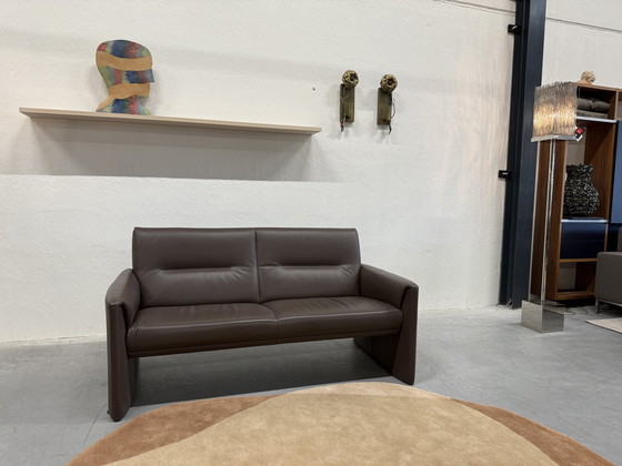 Image 1 of Leolux Boa Vista 2-Sitzer-Sofa, braunes Leder