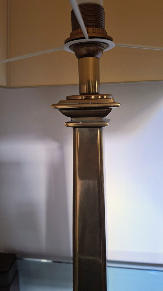 Kullmann Lampe – Tischlampen, Stoff, Messing (photo 8 of 12)