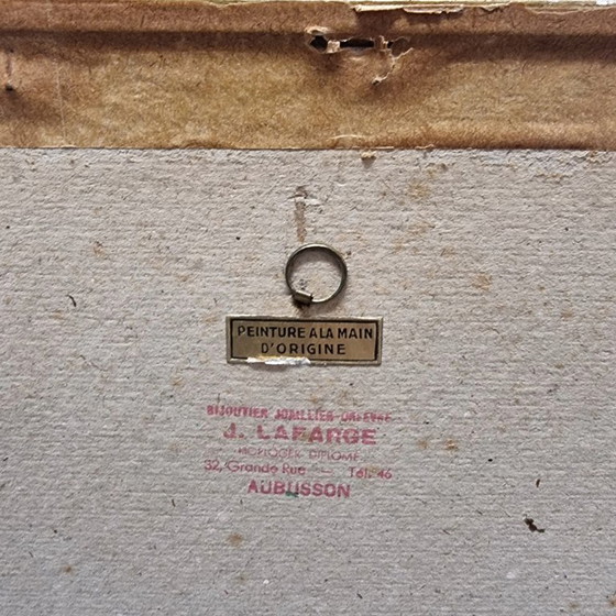 Image 1 of Vintage Chinese painting on silk bird