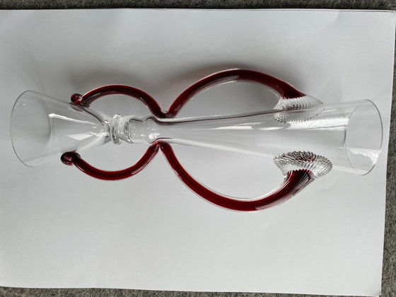 Image 1 of 2 objets en verre Borek Sipek (signés). État neuf.