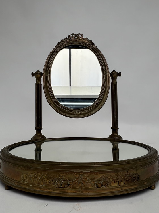 Image 1 of Victorian Mirror 1880 Baroque Style