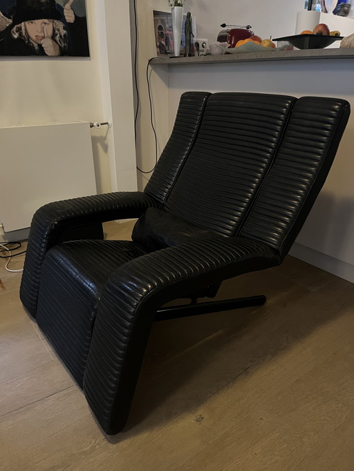 Sillón de cuero Kilkis de Ammannati de Tiziano para