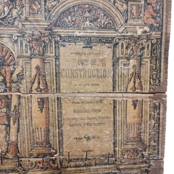 Image 1 of Antique Anchor stone building kit Richter No. 10, from around 1900