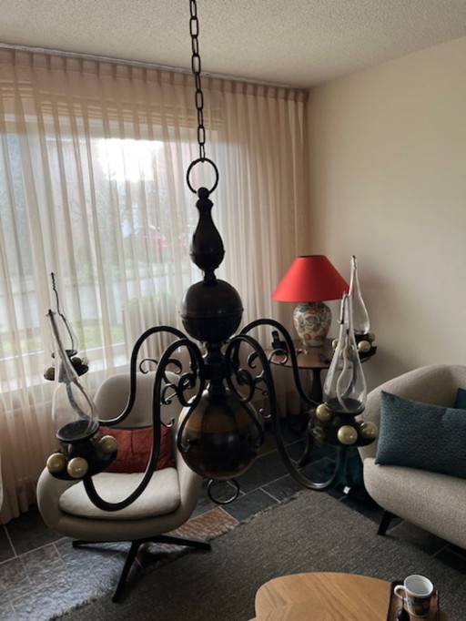 lampe de brocante ancienne