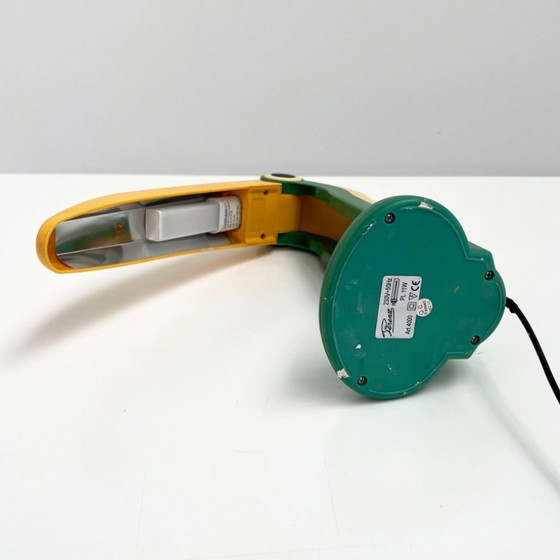 Image 1 of Lampe Toucan Vert Mer et Jaune par H.T. Huang pour Huanglite, années 1980