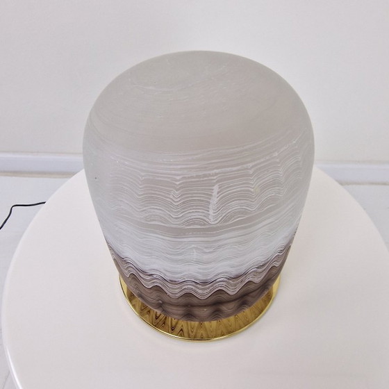 Image 1 of Vintage Hand-Blown Murano Glass Table Lamp, Italy, circa 1970