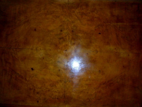 Image 1 of vintage coffee table cherry wood