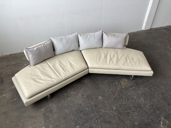 Image 1 of B&amp;B Italia Arne divano di design divano in pelle beige grigio