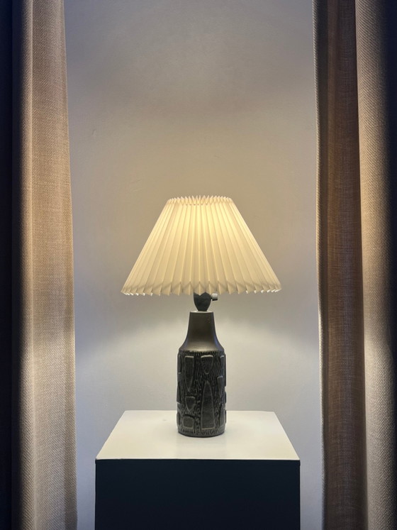 Vintage ceramic table lamp – Joghus Keramik, Bornholm – Scandinavian (photo 12 of 14)