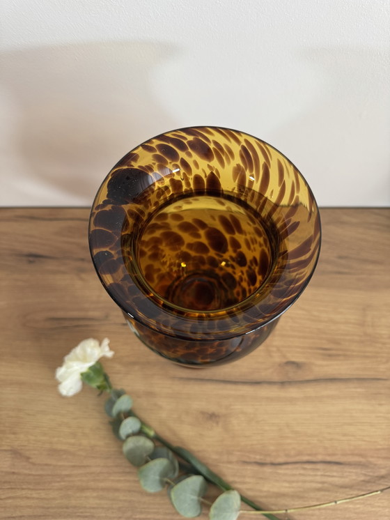 Image 1 of vaso ambrato maculato