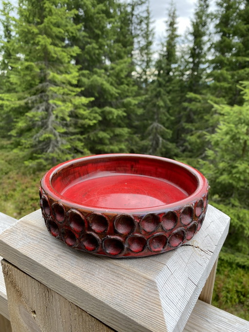 Bol de cerámica antiguo de Noruega – decoratieve objecten, Ceramic